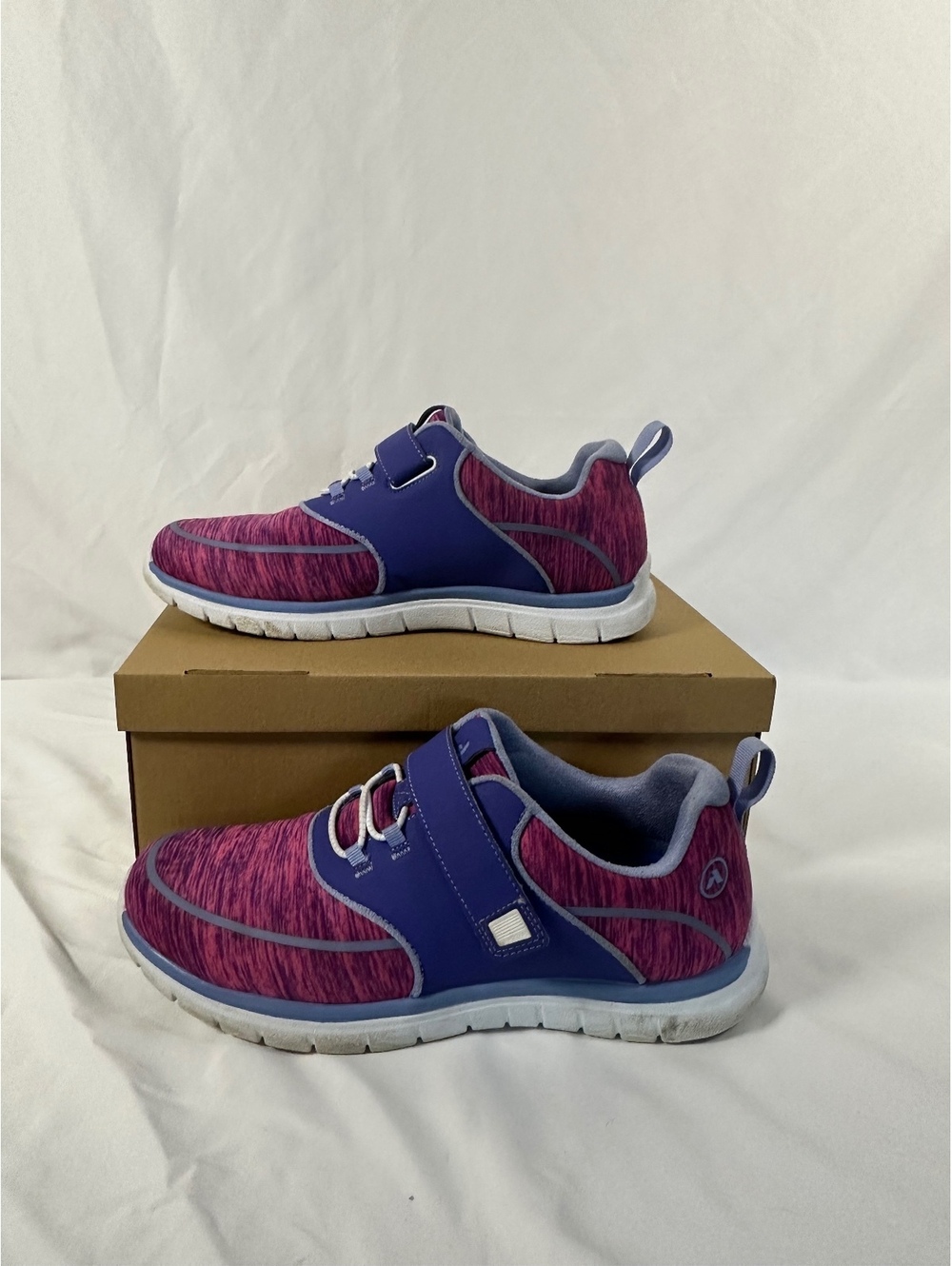 Anodyne No 45 Womens Sport Jogger Purple Pink Diabetic Orthopedic Shoes Size 10M